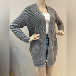 H&M | Oversized gray Cardigan Sweater, Size Xs/Small
